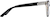 Side view of Cat-Eye Glasses 2024421 in Black thumbnail