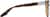 Side view of Cat-Eye Glasses 2024425 in Tortoiseshell thumbnail
