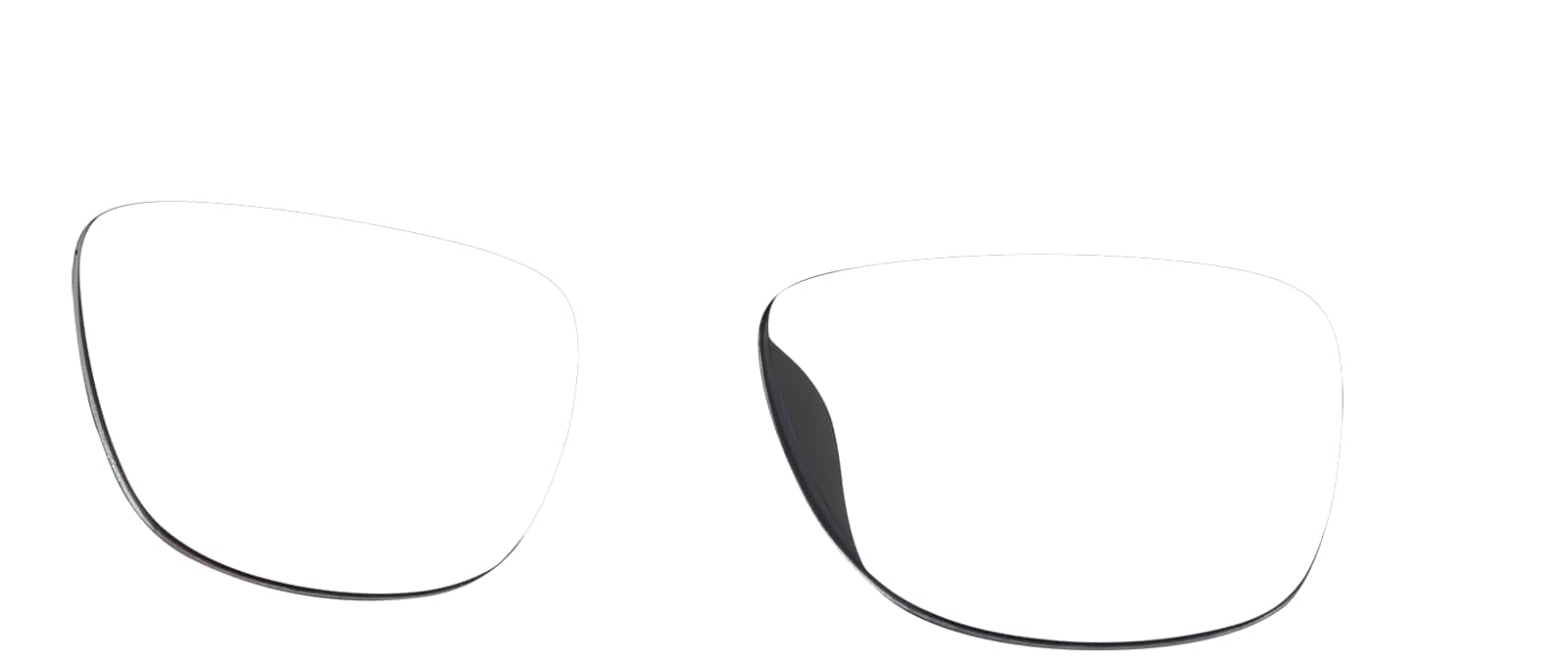 Angle view of Square Glasses 2024621 in Black