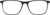 Front view of Square Glasses 2024621 in Black thumbnail