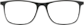 Front view of Square Glasses 2024621 in Black thumbnail