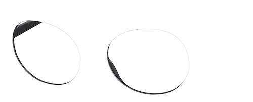 Oval Glassesangle lens image