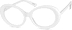 Oval Glasses 2024730 in White