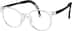 Kids’ Round Glasses 2024823 in Clear