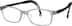 Kids’ Rectangle Glasses 2025112 in Gray