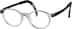 Kids’ Oval Glasses 2025212 in Gray