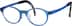 Kids’ Oval Glasses 2025216 in Blue