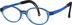 Kids’ Oval Glasses 2025316 in Blue