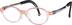 Kids’ Oval Glasses 2025319 in Blush