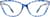 Front view of Cat-Eye Glasses 2025416 in Blue thumbnail