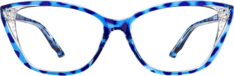 Blue Cat-Eye Glasses