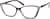 Angle view of Cat-Eye Glasses 2025417 in Eggplant thumbnail