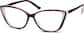 Angle view of Cat-Eye Glasses 2025417 in Eggplant thumbnail