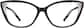 Front view of Cat-Eye Glasses 2025421 in Black thumbnail