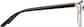 Side view of Cat-Eye Glasses 2025421 in Black thumbnail