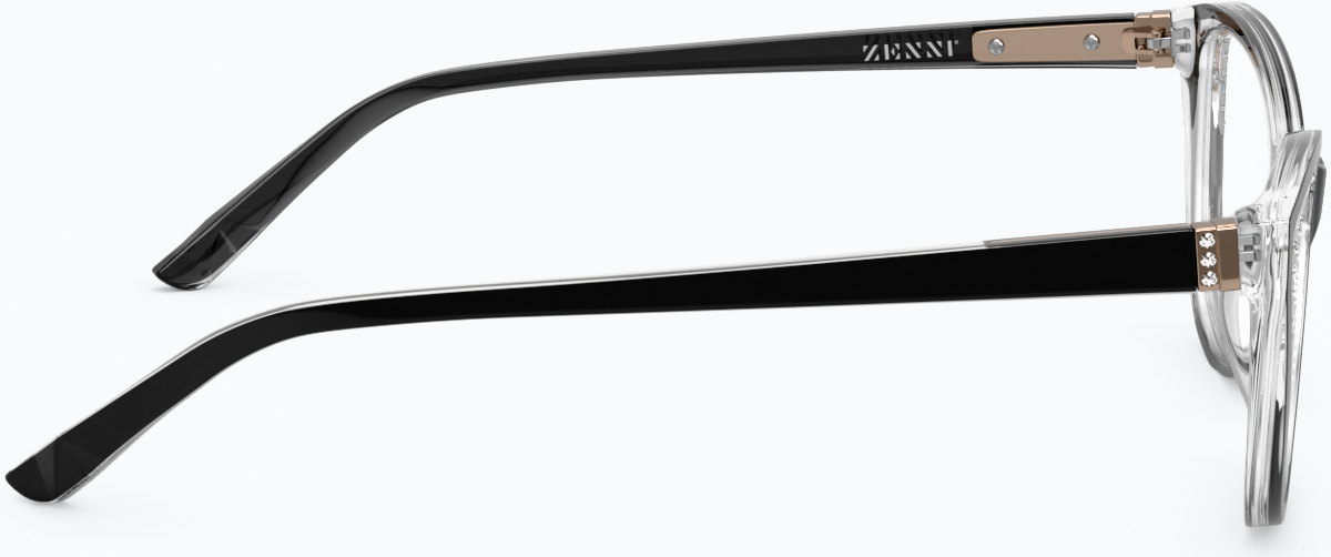 Side view of Cat-Eye Glasses 2025421 in Black thumbnail