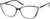 Angle view of Cat-Eye Glasses 2025421 in Black thumbnail