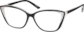 Angle view of Cat-Eye Glasses 2025421 in Black thumbnail
