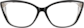 Front view of Cat-Eye Glasses 2025421 in Black thumbnail