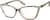 Angle view of Cat-Eye Glasses 2025425 in Tortoiseshell thumbnail