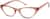 Angle view of Cat-Eye Glasses 2025615 in Brown thumbnail