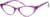 Angle view of Cat-Eye Glasses 2025617 in Purple thumbnail
