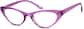 Angle view of Cat-Eye Glasses 2025617 in Purple thumbnail