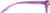 Side view of Cat-Eye Glasses 2025617 in Purple thumbnail