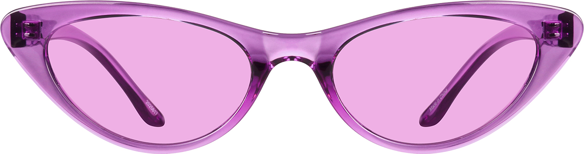 Purple Cat Eye Glasses 2025617