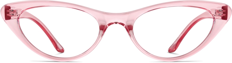 Pink Cat-Eye Glasses front-view