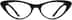 Cat-Eye Glasses 2025621 in Black