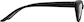 Side view of Cat-Eye Glasses 2025621 in Black thumbnail