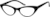 Angle view of Cat-Eye Glasses 2025621 in Black thumbnail