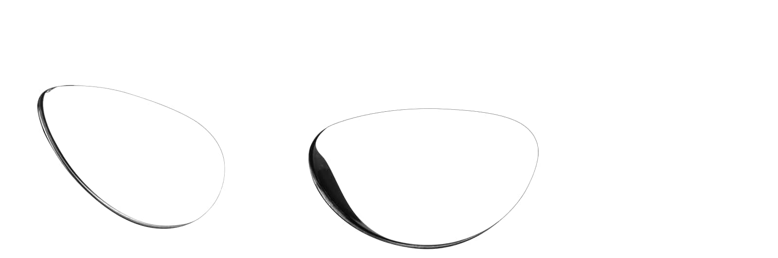 Angle view of Cat-Eye Glasses 2025621 in Black