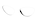 Angle view of Cat-Eye Glasses 2025621 in Black thumbnail