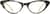 Front view of Cat-Eye Glasses 2025625 in Tortoiseshell thumbnail