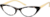 Angle view of Cat-Eye Glasses 2025625 in Tortoiseshell thumbnail