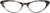 Front view of Cat-Eye Glasses 2025625 in Tortoiseshell thumbnail