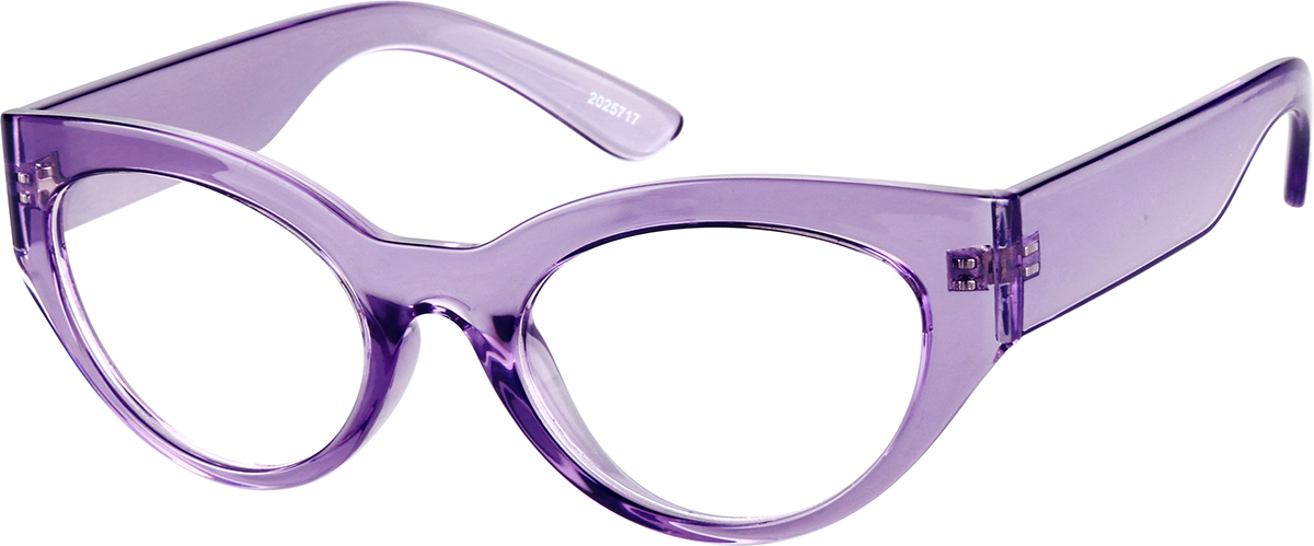 Purple Cat Eye Glasses 2025717