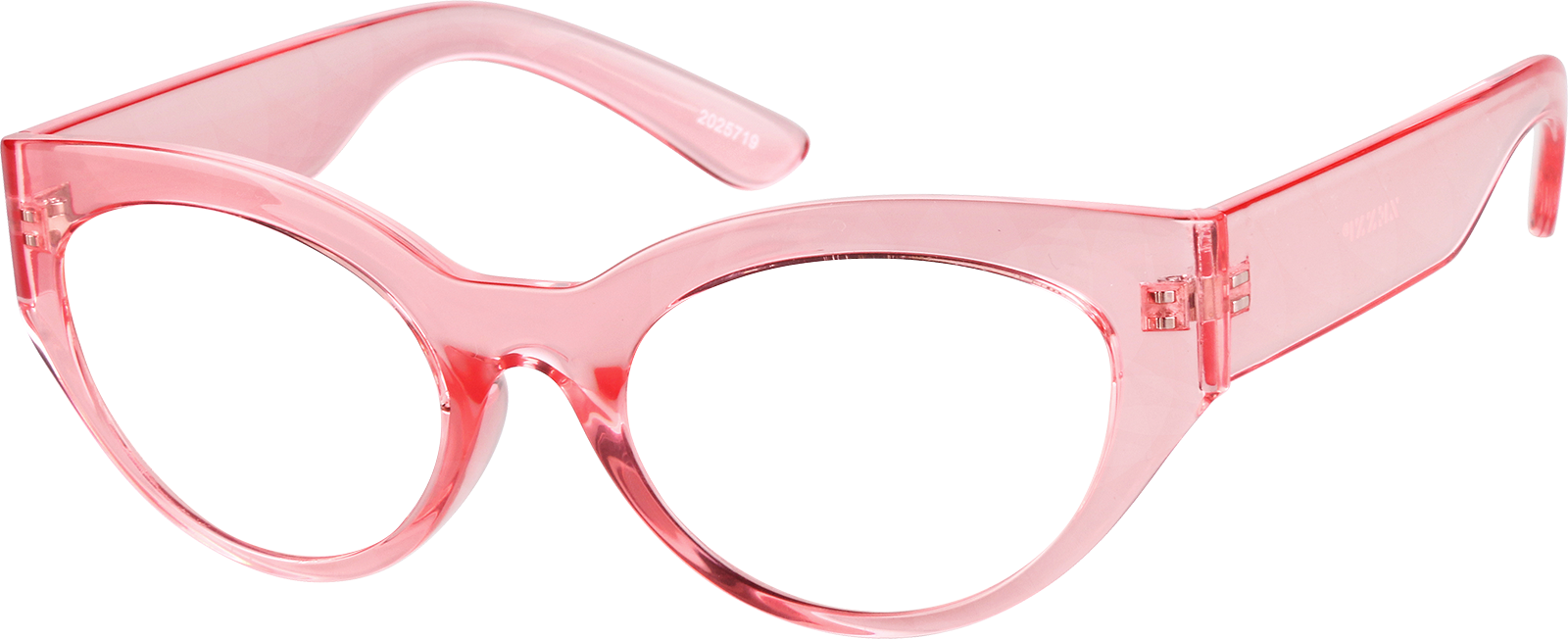 Yellow Cat-Eye Glasses #2025742 | Zenni Optical