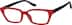Rectangle Glasses 2025818 in Red