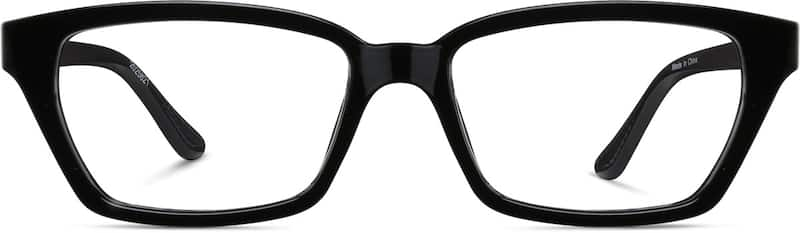 Black Rectangle Glasses