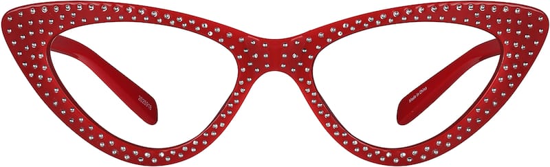 Red Cat-Eye Glasses