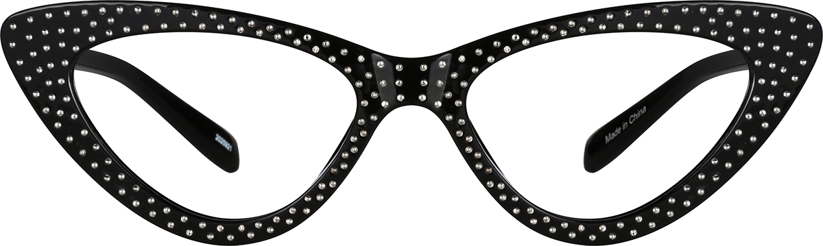K'Mich Wedding - wedding planning - eye wear - studded Frame - cat eye modern rock glasses