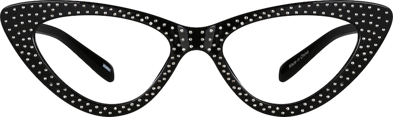 K'Mich Wedding - wedding planning - eye wear - studded Frame - cat eye modern rock glasses