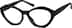 Geometric Glasses 2026021 in Black