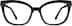 Rectangle Glasses 2026121 in Black