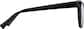 Side view of Rectangle Glasses 2026121 in Black thumbnail