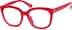 Square Glasses 2026218 in Cherry