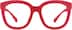 Square Glasses 2026218 in Cherry